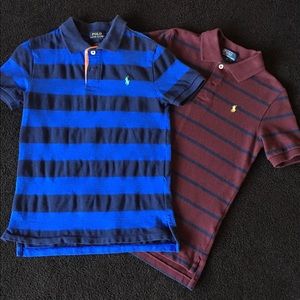 Two Ralph Lauren Boys Polo Shirts, Size 7